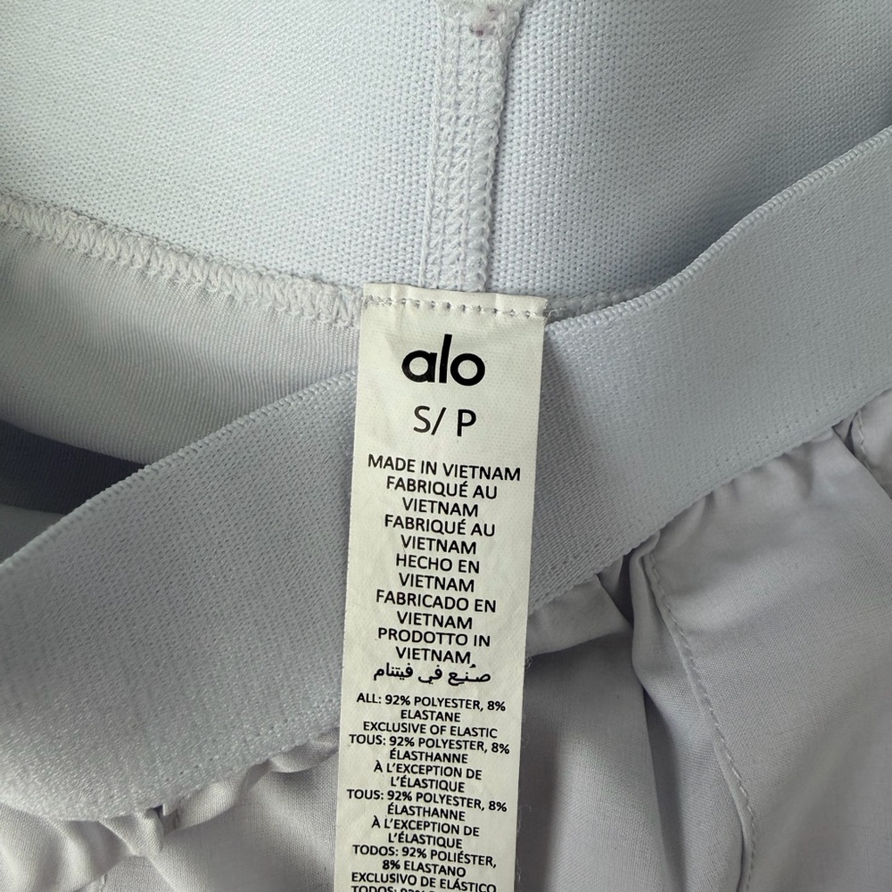 ALO Yoga White Varsity Tennis Skirt - Picture 3 of 10